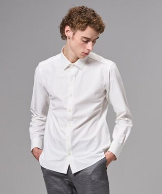 JOSEPH HOMME 新素材【ストレッチ】コンフォートクリアジャージー　長袖レギュラーカラーシャツ