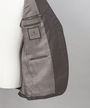 GOTAIRIKU 【DELFINO/デルフィノ】ハニーウェイ SUPER150's スーツ ダークブラウン系