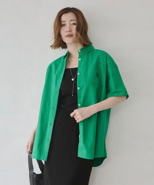 WEGO USPOLOハーフスリーブシャツ グリーン