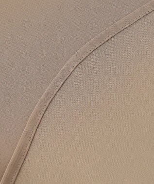 ICB 【接触冷感・UVケア・速乾】BackSatinAmunzen 5分袖バンドカラーブラウス ライトモカ系