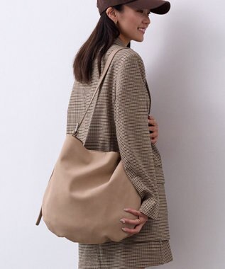 TOPKAPI 【TREASURE TOPKAPI】ラウンド ビッグ ショルダーバッグ ベージュ