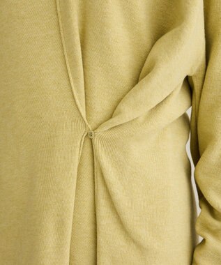 CRAFT STANDARD BOUTIQUE Vネックフードカシュクールニットプルオーバー Light Yellow