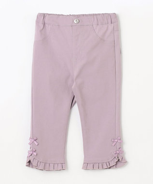 ANY KIDS フリル カプリ パンツ ラベンダー
