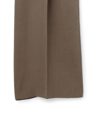 uncrave ドライタッチトロ ワイドトラウザー ベージュ系