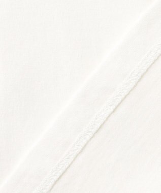 組曲 S 【綿100％】フロッキープリント Ｔシャツ アイボリー系