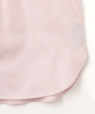 J.PRESS LADIES 【洗える】BEZピンチェック ピンタック ブラウス ローズピンク系3