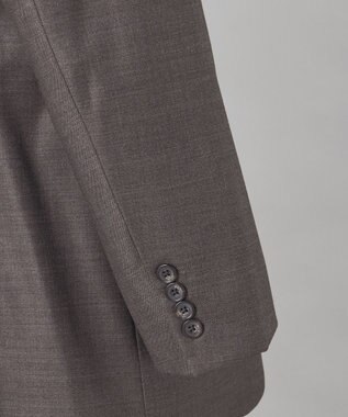 GOTAIRIKU 【DELFINO/デルフィノ】ハニーウェイ SUPER150's スーツ ダークブラウン系