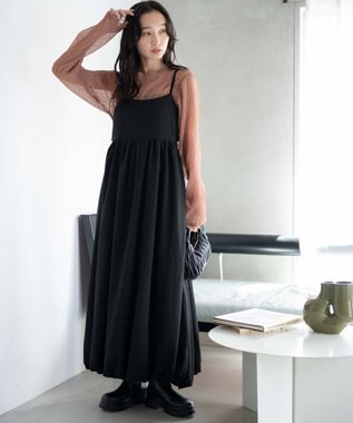 WEGO シアープリーツメロウロンT ベージュ