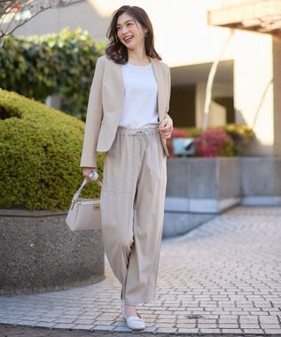 ANY 【WEB・一部店舗限定】【ストレッチ/UVケア/接触冷感】イージィケアストレッチジャケット ベージュ系