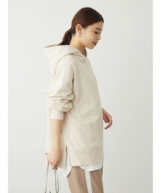 Green Parks 裏起毛パーカー Light Beige