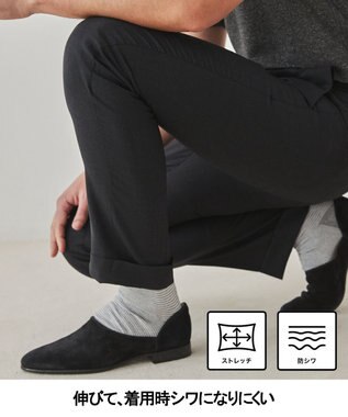 GOTAIRIKU セットアップ対応【ロングセラー】ウォッシャブル サマーウール100％パンツ(ノータック)26年モデル グレー系