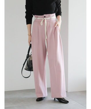 Te chichi ポンチハイウエストカーブパンツ《2026 spring catalog item》