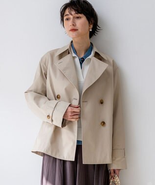 23区 【先行予約】エアータンブラー TCギャバジン ハーフ コート