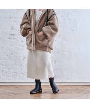 ing <ing>【WEB限定】【レイン対応】サイドゴアレインブーツ ブラック