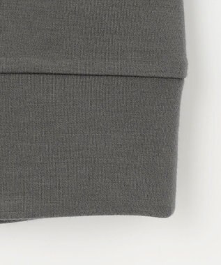 Feroux 【洗える】ローズコサージュ ダンボールプルオーバー グレー系