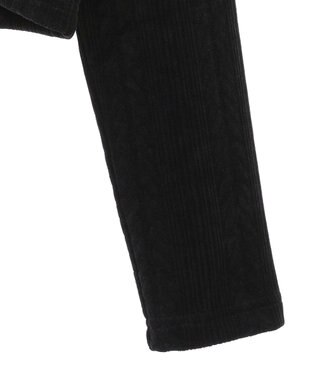 earth music&ecology ベロアケーブルＺｉｐカーディガン Ivory