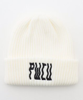 PW CIRCULUS 【UNISEX】WAVY カラーニット帽 ゴルフ ホワイト系