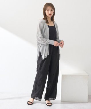 earth music&ecology ３Ｄフラワーパンツ Black