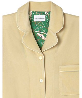 une nana cool なめらかパイルパジャマ MADE WITH LIBERTY FABRIC イエロー