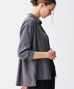 uncrave フィブリルシャンブレー ミドルシャツ スレート