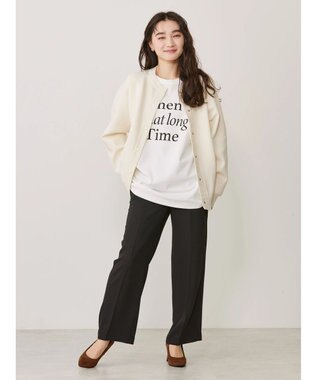 AMERICAN HOLIC エコカルットクルーネックカーディガン Off White