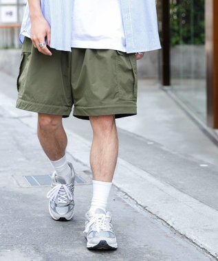 WEGO 2wayリップストップカーゴパンツ カーキ