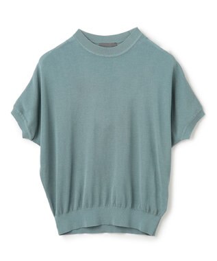 uncrave シアー ニットプルオーバー アッシュブルー