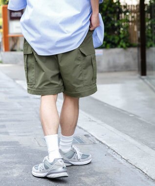 WEGO 2wayリップストップカーゴパンツ カーキ