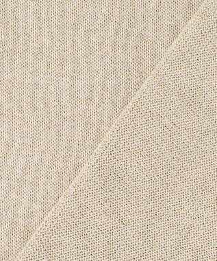 自由区 L ペーパーコットンニット カーディガン ベージュ