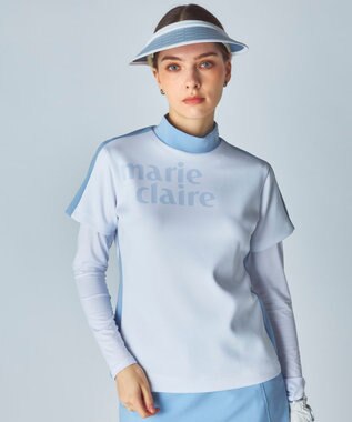 FILA GOLF／marie claire 【Marie claire sports】半袖モックネックシャツインナーセット ホワイト