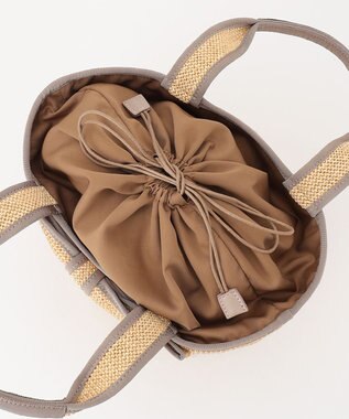 TOCCA RIBBON BASKET かごバッグ ベージュ系