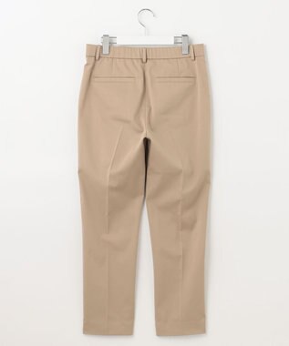 自由区 【XXSサイズ～/接触冷感/洗える】サテンストレッチ テーパードパンツ ベージュ系