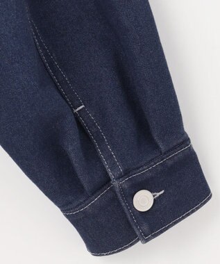 ANY SIS 【洗える】ノーカラーショート Ｇジャン インディゴ