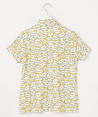 23区GOLF 【WOMEN】【吸水速乾/UVカット】YELL総柄プリントポロシャツ イエロー系5