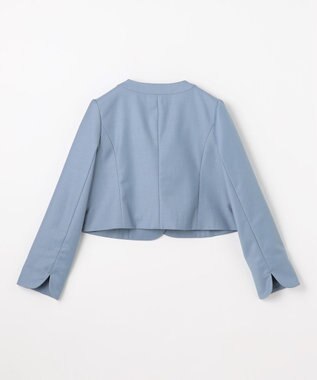 組曲 KIDS 【150-170㎝】 チェックワンピース＆T/Rジャケットセット サックスブルー