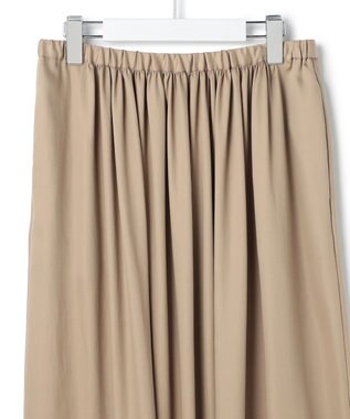 23区 【先行予約】シルキーサテン ギャザースカート ベージュ系