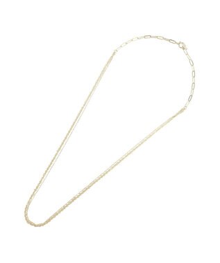 AMERICAN HOLIC 2WAYチェーンMIXネックレス Gold