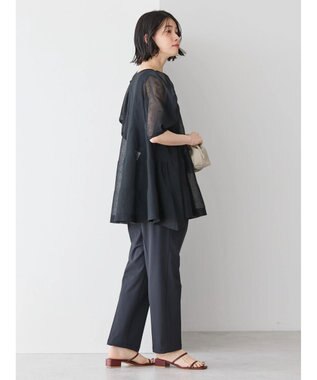 AMERICAN HOLIC ボリュームスリーブティアードニットチュニック Black