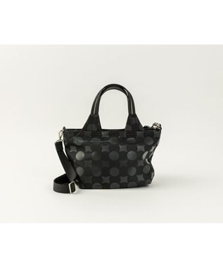 MIYABIYA La quoh with kirakaracho 南蛮七宝ベーシックプリント スモールトート 玄(ブラック)