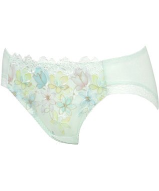 Wing ペアショーツ　【後ろ姿きれいブラ】　KB2717とペア　身生地部綿混　はきこみ丈あさめ　ウイング／ワコール　KF2317 メロン