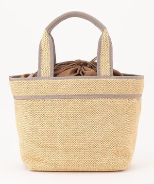 TOCCA RIBBON BASKET かごバッグ ベージュ系