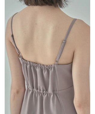 earth music&ecology ＳＥＴ２点チュールブラウス付きキャミワンピース Mocha