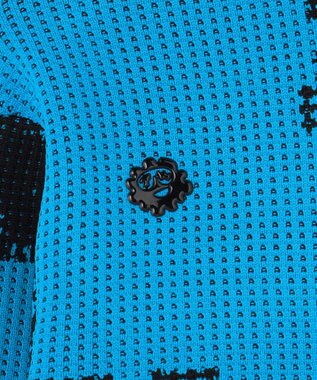 PW CIRCULUS 【MEN】Spark dot camouflage 軽量ニット ゴルフ ブルー系5