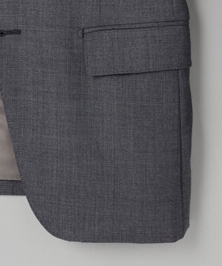 GOTAIRIKU セットアップ対応【洗える/ストレッチ/シワになりにくい】ZERO TRIA ウォッシャブルジャケット_ウール100% ライトグレー系8