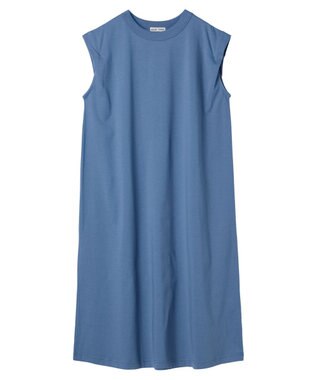 CRAFT STANDARD BOUTIQUE 接触冷感機能性フレンチスリーブワンピース Blue