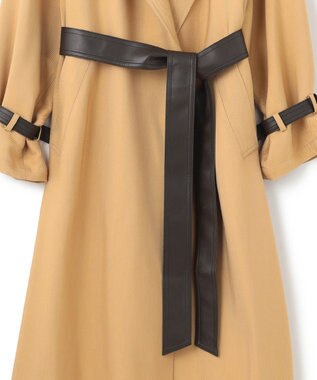 BEIGE， ALAIN / ラップトレンチコート Camel × Brown