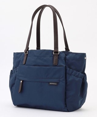 LA BAGAGERIE 【MONICA】ポーチ付き3WAYトートバッグ ネイビー