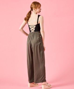 San-ai Resort（三愛水着楽園） 【SALE】【UPF50＋】　ロングパンツ　M【Coral veil（コーラルヴェール）】 カーキ