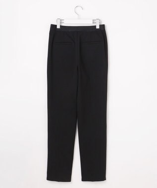 自由区 L 【17号サイズまで展開・SHIHOさん着用】ジョーゼットニット パンツ ブラック