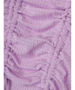 earth music&ecology ＳＥＴ２点パフスリーブブラウス＋キャミワンピース Purple